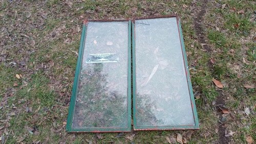 2 Hojas Ventana Hierro Vidrios Falleba - 3