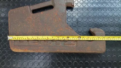 Contrapeso De Tractor Deutz Original 25 Kilos - 5