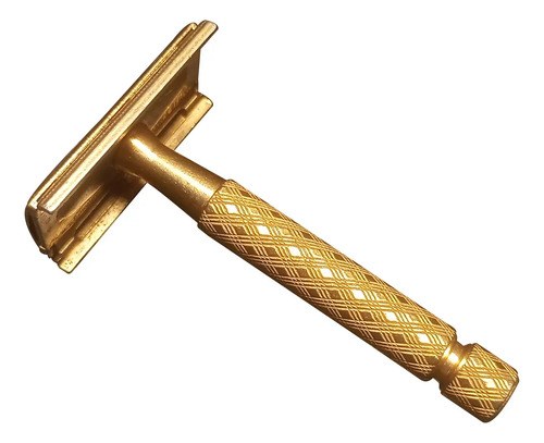 Máquina De Afeitar Gillette Dorada Antigua