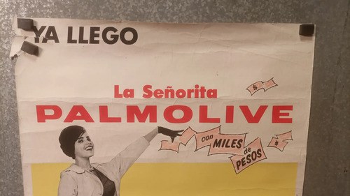 Antiguo Afiche Publicitario Palmolive Jabón Original - 5