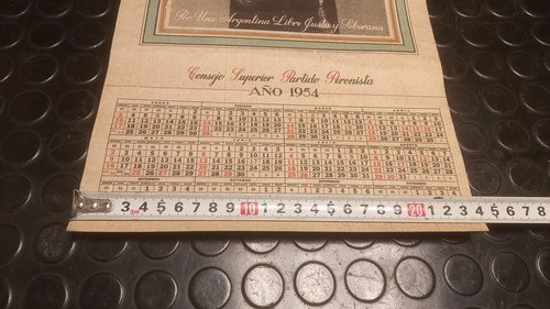Antiguo Almanaque Partido Peronista 1954 Original - 4