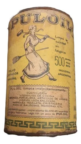 Antiguo Tarro De Puloil Lleno Original