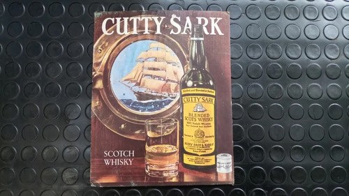 Antiguo Cartel Publicitario De Wisky Cutty Sark