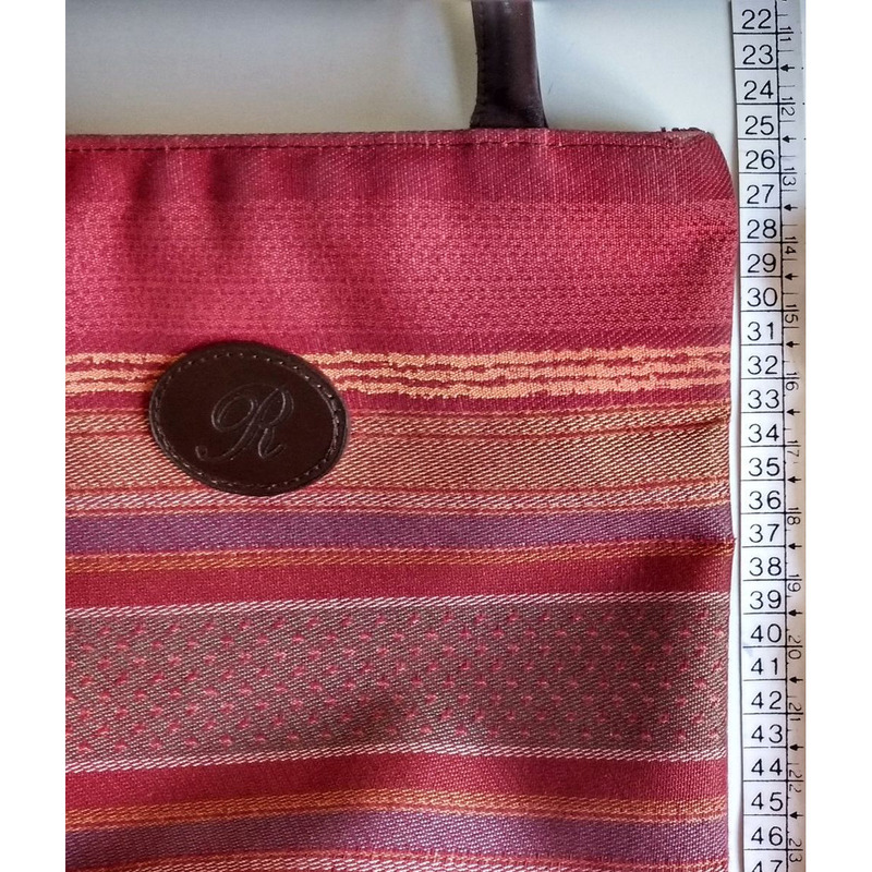 Lote 2 carteras en muy buen estado - tela y cuerina - 5