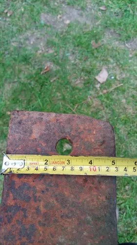 Antigua Base / Pata De Máquina O Eje De Hierro 78 Cm. 21 Kg. Óxido - 6