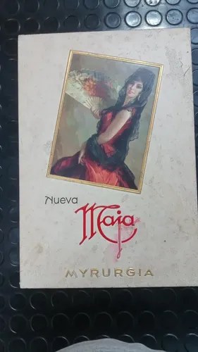 Antiguo Cartel Publicitario De Cartón Maja De Myrurgia Maja - 10