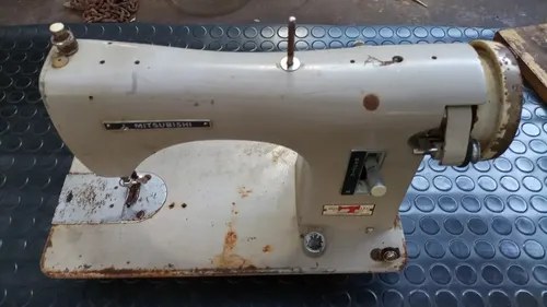 Máquina De Coser Mitsubishi Para Reparar O Repuestos Blanco - 7