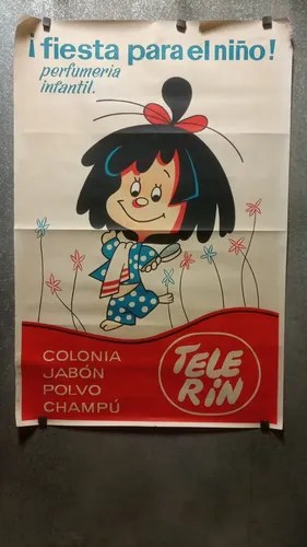 Antiguo Afiche Publicitario Productos Telerin