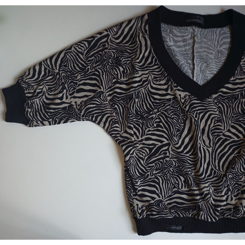 Remera sueter manga tres cuartos de lanilla - talle 1