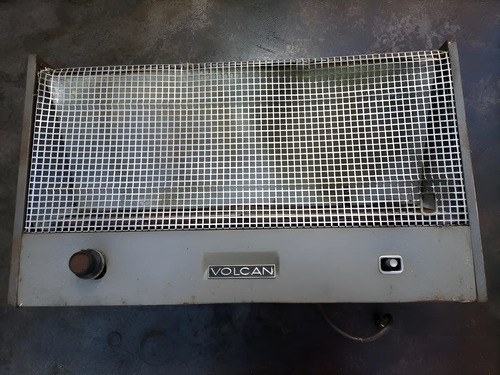 Calefactor A Gas Volcán Antiguo Gris