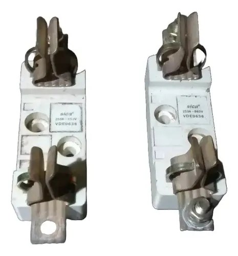 2 Bases Porta Fusible 250 A / 660 V Sica