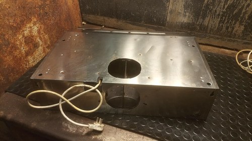Carcasa Acero Inoxidable Extractor Purificador De Aire Spar Plateado - 3