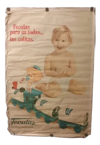 Antiguo Afiche Publicitario Feculax Original