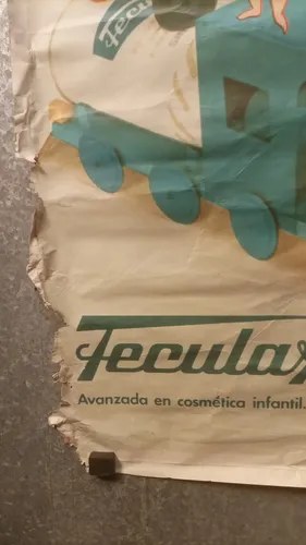 Antiguo Afiche Publicitario Feculax Original - 7