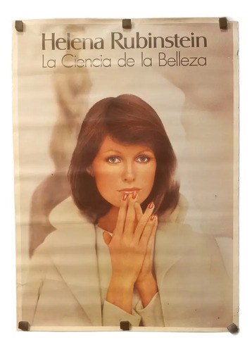 Antiguo Afiche Publicitario Helena Rubinstein Original