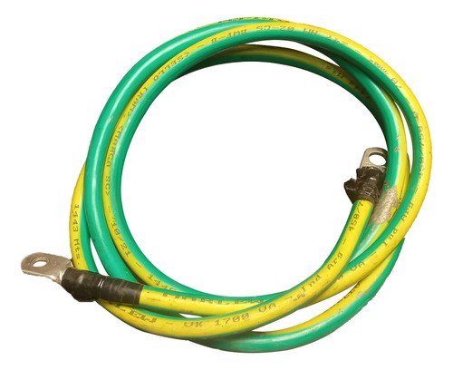 Cable Unipolar 70mm De 2.4 Mts Con Terminales Verde