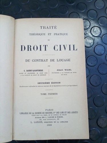Traité De Droit Civil Baudry - Lacantinerie & A. Wahl - 3