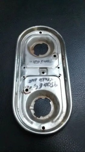 Base Faro Trasero Fiat 1500 Acero Inoxidable Modelo Viejo - 5