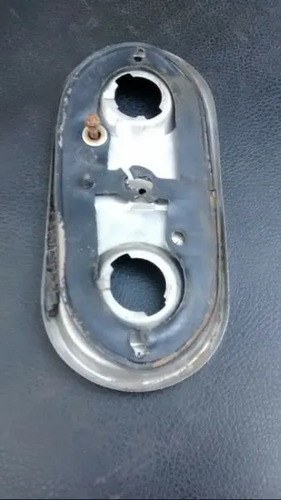 Base Faro Trasero Fiat 1500 Acero Inoxidable Modelo Viejo - 9