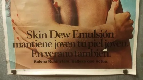 Antiguo Afiche Publicitario Helena Rubistein Original - 4