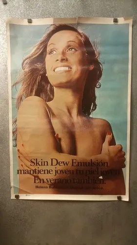 Antiguo Afiche Publicitario Helena Rubistein Original - 9