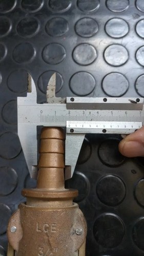 Acople Rápido A Levas Espigas 3/4 De Bronce - 4