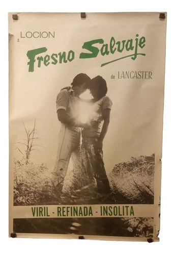 Antiguo Afiche Publicitario Fresno Salvaje Original