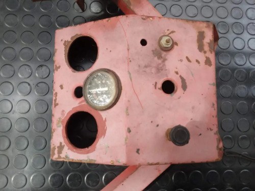 Tablero Instrumental Motor / Maquinaria Rosa/rojo Desgastado - 9