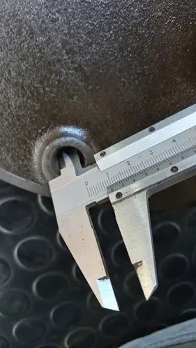 Polea Fundición Gris 35 Cm. Diámetro Correa Plana - 5