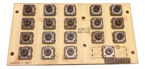 Plaqueta Teclado Balanza Kretz Novel 15 / 31 Original