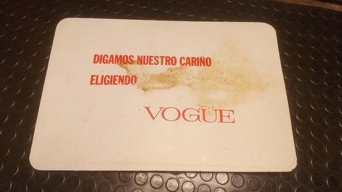 Antiguo Cartel Publicitario En Chapadur Vogue Original - 6