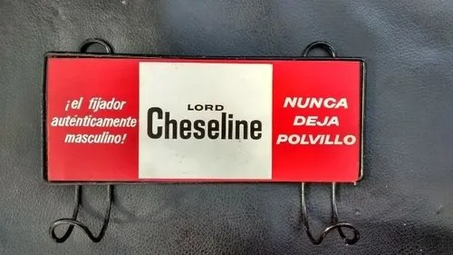 Exhibidor Antiguo De Lord Cheseline De Hierro Y Chapa - 9