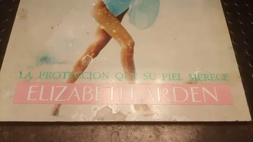 Antiguo Cartel Publicitario En Chapadur Elizabeth Arden Spa Antiguo Cartel Publicitario En Chapadur - 4