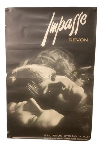 Antiguo Afiche Publicitario Impasse Devon Original
