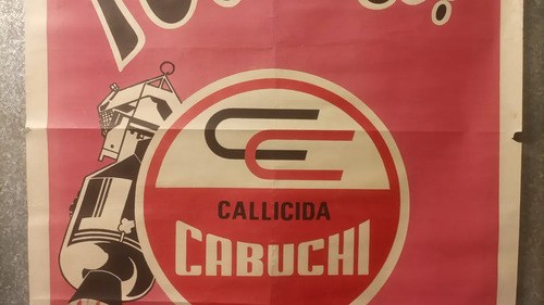 Antiguo Afiche Publicitario Callicida Cabuchi Original - 3