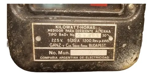 Antiguo Medidor De Electricidad - 10