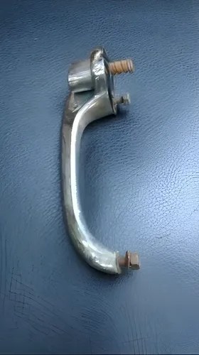 Manija Abre Puerta Exterior Izquierda Peugeot 404 Plateado