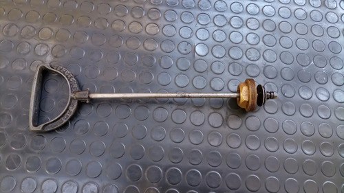 Antigua Manija Y Vástago De Fumigador De Acero Y Bronce - 10