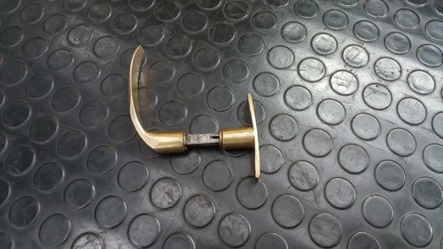 Juego De Picaporte / Manija Antiguo De Bronce Bronze