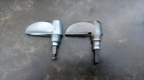 2 Manijas Abre Puertas Citroen 2cv Plateado
