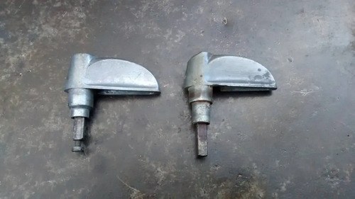 2 Manijas Abre Puertas Citroen 2cv Plateado - 2