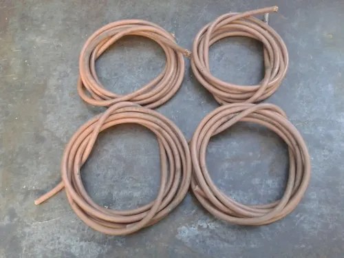 4 Recortes Cable Unipolar Cobre 16 Mm2 2,4 Metros C/u