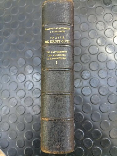 Traité De Droit Civil Baudry - Lacantinerie Tomo 1 Original