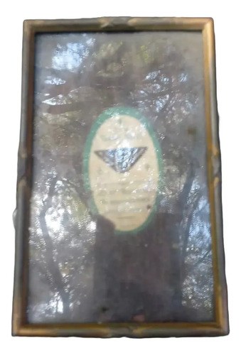 Portaretrato Antiguo Marca Arco Hecho En Inglaterra Marrón Portaretrato Antiguo Marca Arco Hecho En