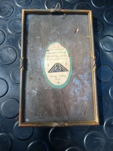 Portaretrato Antiguo Marca Arco Hecho En Inglaterra Marrón Portaretrato Antiguo Marca Arco Hecho En - 7