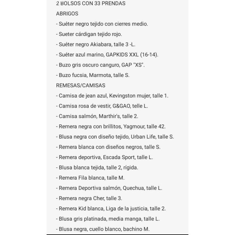 Vendo 2 bolsos de ropa de mujer en buen estado - 6/7