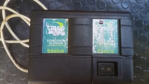 Estabilizador De Tensión Para Pc Marca Cmos De 5 Tomas Negro - 7