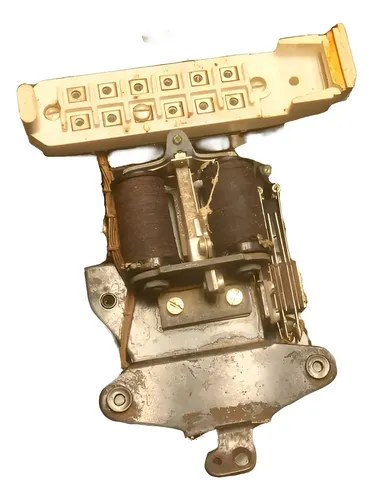 Bobina / Mecanismo Antiguo Teléfono Ericsson Original Negro