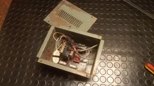 Antigua Carcasa / Transformador / Plaqueta Portero Eléctrico Gris - 2