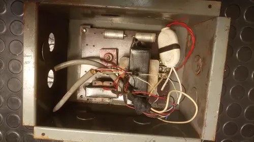 Antigua Carcasa / Transformador / Plaqueta Portero Eléctrico Gris - 8
